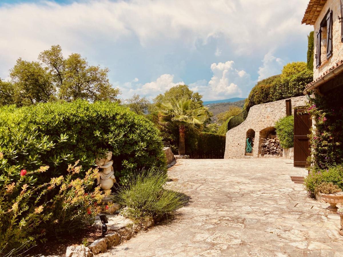 Villa With Spectacular Views - Pool House With Outdoor Kitchen And Pizza Oven Auribeau-sur-Siagne Exteriér fotografie